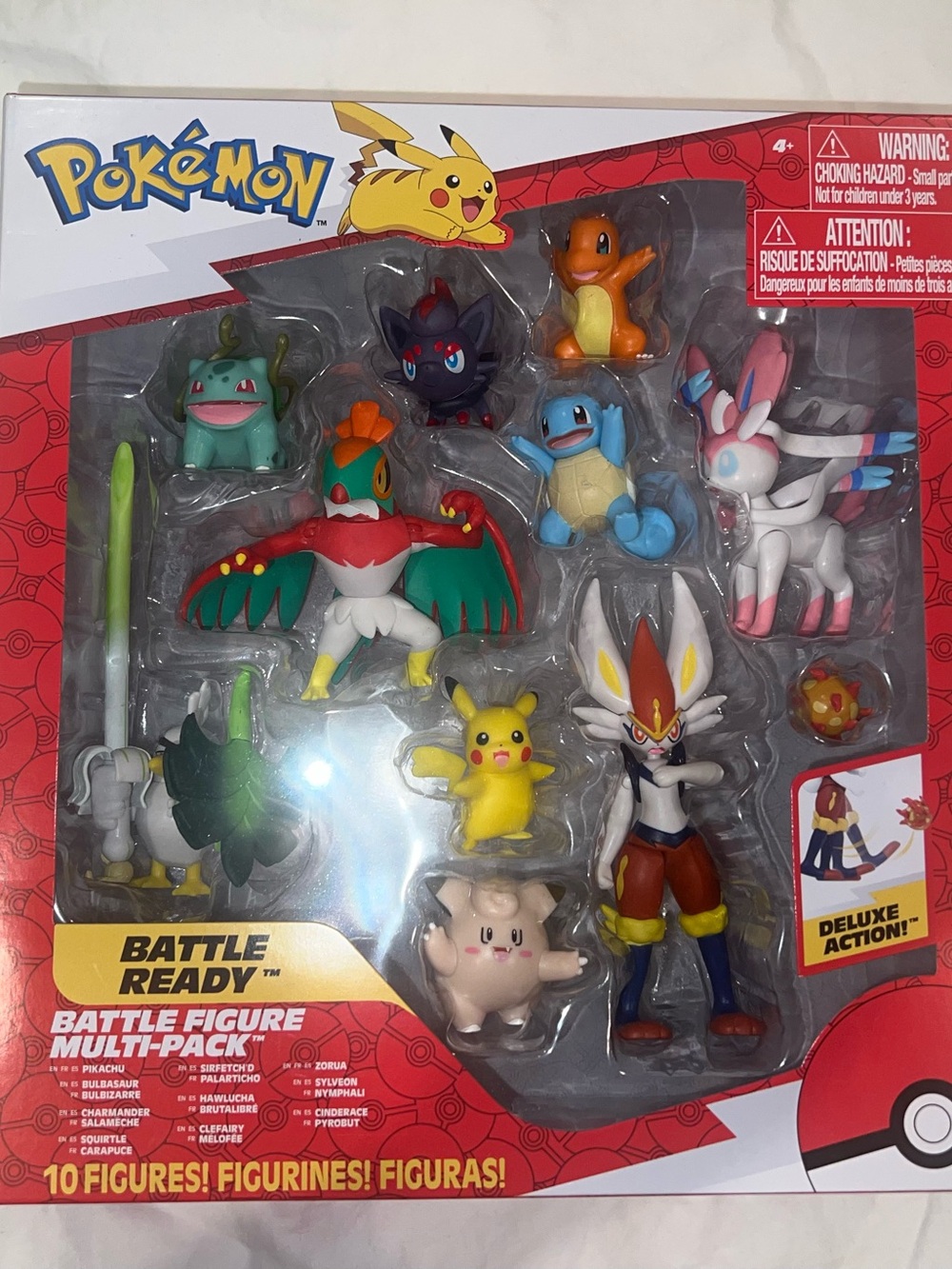 Pokémon Battle Figure Multi-Pack – Assorted Color Figures (10-Pack)